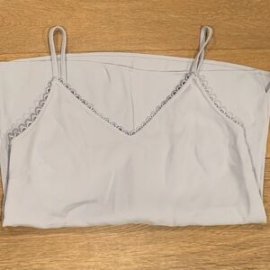 TED BAKER Scalloped Andreno Cami Light Blue Size 1
